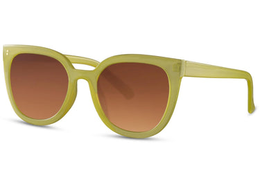 Heart-shaped sunglasses with pink lenses